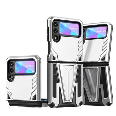 Støtsikkert deksel 3in1 Samsung Galaxy Z Flip 4 - Sølv