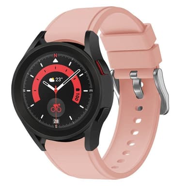 Silikon armbånd No-Gap Samsung Galaxy Watch 5 Pro (45mm) - Lyserosa