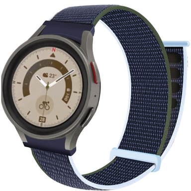 Nylon armbånd No-Gap Samsung Galaxy Watch 5 Pro (45mm) - Abyss