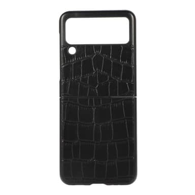 Krokodillelær deksel Samsung Galaxy Z Flip 4 - Sort