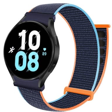 Nylon armbånd No-Gap Samsung Galaxy Watch 5 (44mm) - Deep Navy