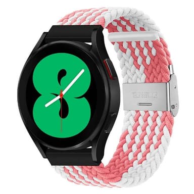 Flettet elastisk armbånd Samsung Galaxy Watch 4 (40mm) - pinkwhite