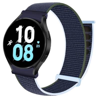 Nylon armbånd No-Gap Samsung Galaxy Watch 5 (44mm) - Abyss