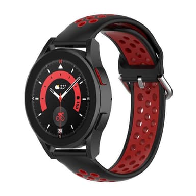 EBN Sport Armband Samsung Galaxy Watch 5 Pro 45mm - Svart/rød