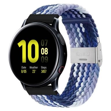 Flettet elastisk armbånd Samsung Galaxy Watch Active 2 (40mm) - bluew