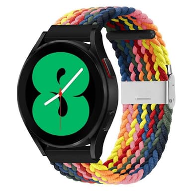 Flettet elastisk armbånd Samsung Galaxy Watch 4 (40mm) - rainbow