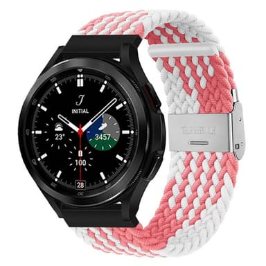 Flettet elastisk armbånd Samsung Galaxy Watch 4 Classic (46mm) - pink