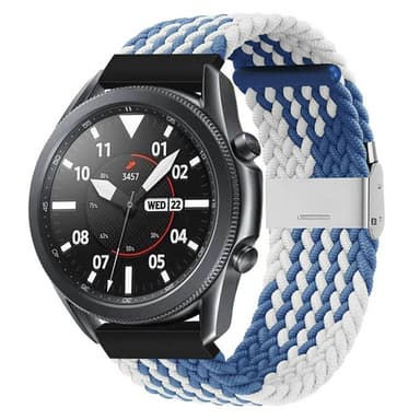Flettet elastisk armbånd Samsung Galaxy Watch 3 (45mm) - bluewhite