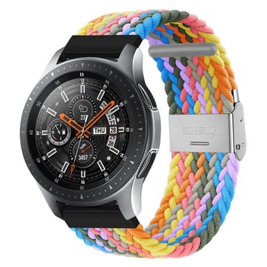 Flettet elastisk armbånd Samsung Galaxy Watch 46mm - lightrainbow