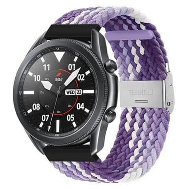 Flettet elastisk armbånd Samsung Galaxy Watch 3 (45mm) - gradientpurp