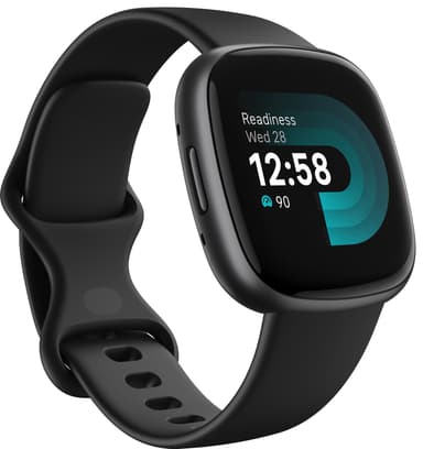 Fitbit Versa 4 smartklokke (sort/grafitt)