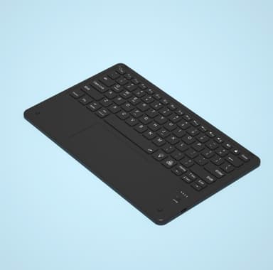 Mini trådløst Bluetooth-tastatur med touchpad