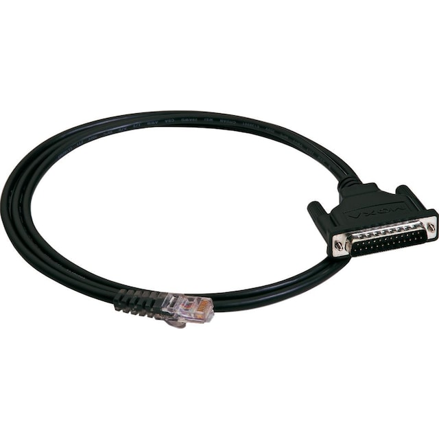 RJ45 kabel til Moxa Nport server, 1xDB25ha, 1,5m