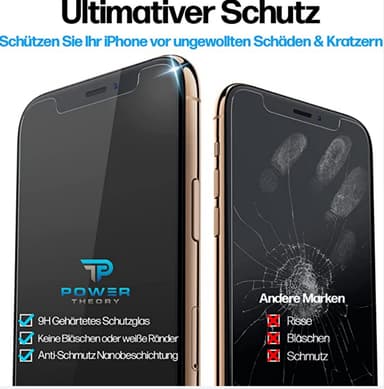 Skjermbeskytter av herdet glass Film Justeringsbrett Enkel installasjon HD Gjennomsiktig iPhone 13/13 PRO