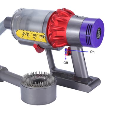 INF Av/på-knapp utløserlås Flerfarget Dyson V6/V7/V8/V10/V12/V15