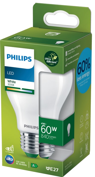 Philips LED lyspære 4W E27