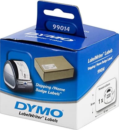 DYMO Frakt/namnetiketter 101x54mm 12x220 st BULK