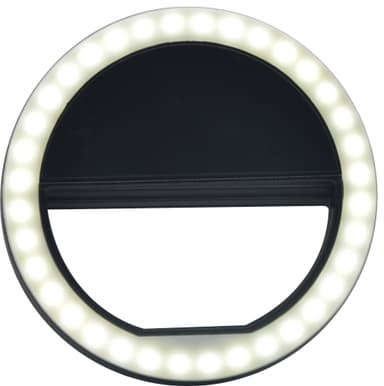 Picture Me Pro Selfie lampe (sort)