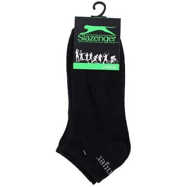 Slazenger Sneakersstrumpor 3-par 43-46 - svart