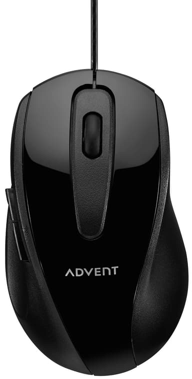 Advent kablet tastatur og mus (sort)