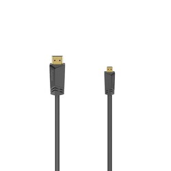Hama HDMI A-HDMI Micro D-kabel Ethernet (1,5m)