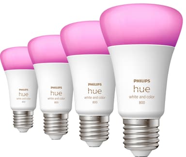 Philips Hue WCA 6,5W A60 E27 4-pk.