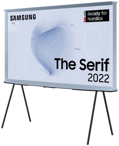 Samsung 50   The Serif 4K QLED TV (2022, Cotton Blue)