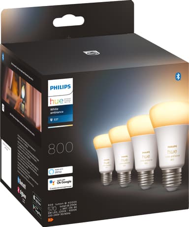 Philips Hue WA 6W A60 E27 4-pk.