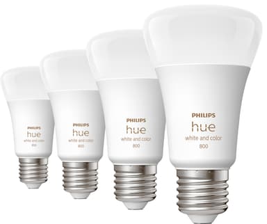 Philips Hue WCA 6,5W A60 E27 4-pk.
