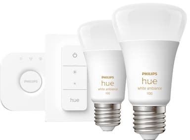 Philips Hue WA 8W A60 E27 Bridge startpakke