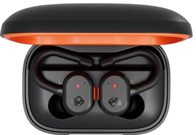 Skullcandy Push Active trådløse in-ear hodetelefoner (sort/oransje)
