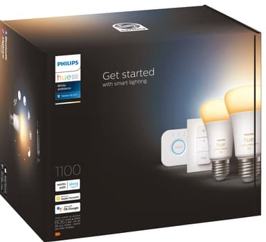 Philips Hue WA 8W A60 E27 Bridge startpakke