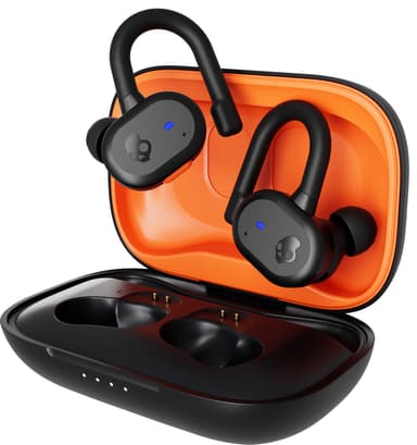 Skullcandy Push Active trådløse in-ear hodetelefoner (sort/oransje)