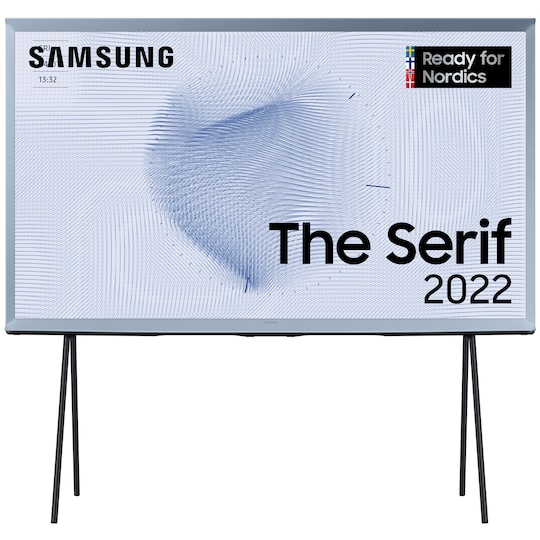 Samsung 50   The Serif 4K QLED TV (2022, Cotton Blue)