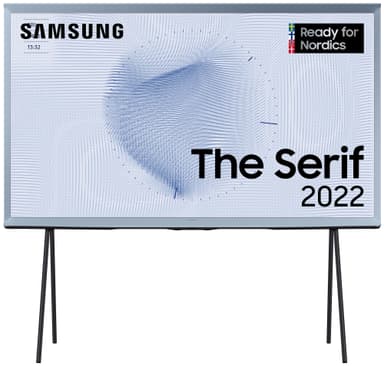 Samsung 50   The Serif 4K QLED TV (2022, Cotton Blue)