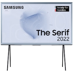 Samsung 50   The Serif 4K QLED TV (2022, Cotton Blue)