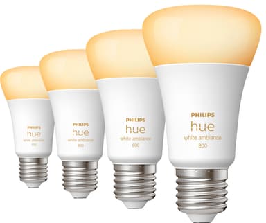 Philips Hue WA 6W A60 E27 4-pk.