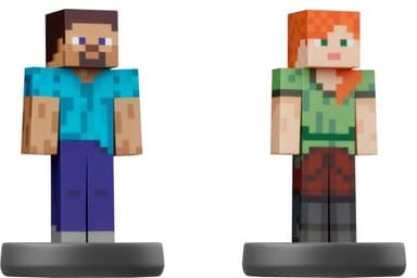 Nintendo Amiibo character - Super Smash Bros. Col. - Steve og Alex