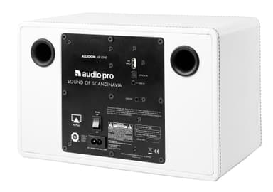 Audio Pro Allroom Air One aktive høyttalere (hvit)