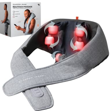 Sharper Image Shiatsu massasjeapparat til nakke og rygg med varme P000287