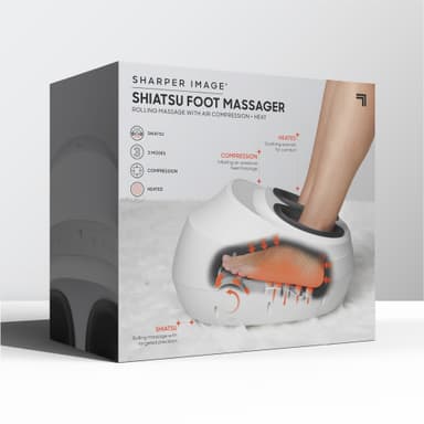 Sharper Image Shiatsu fotmassasje P000799