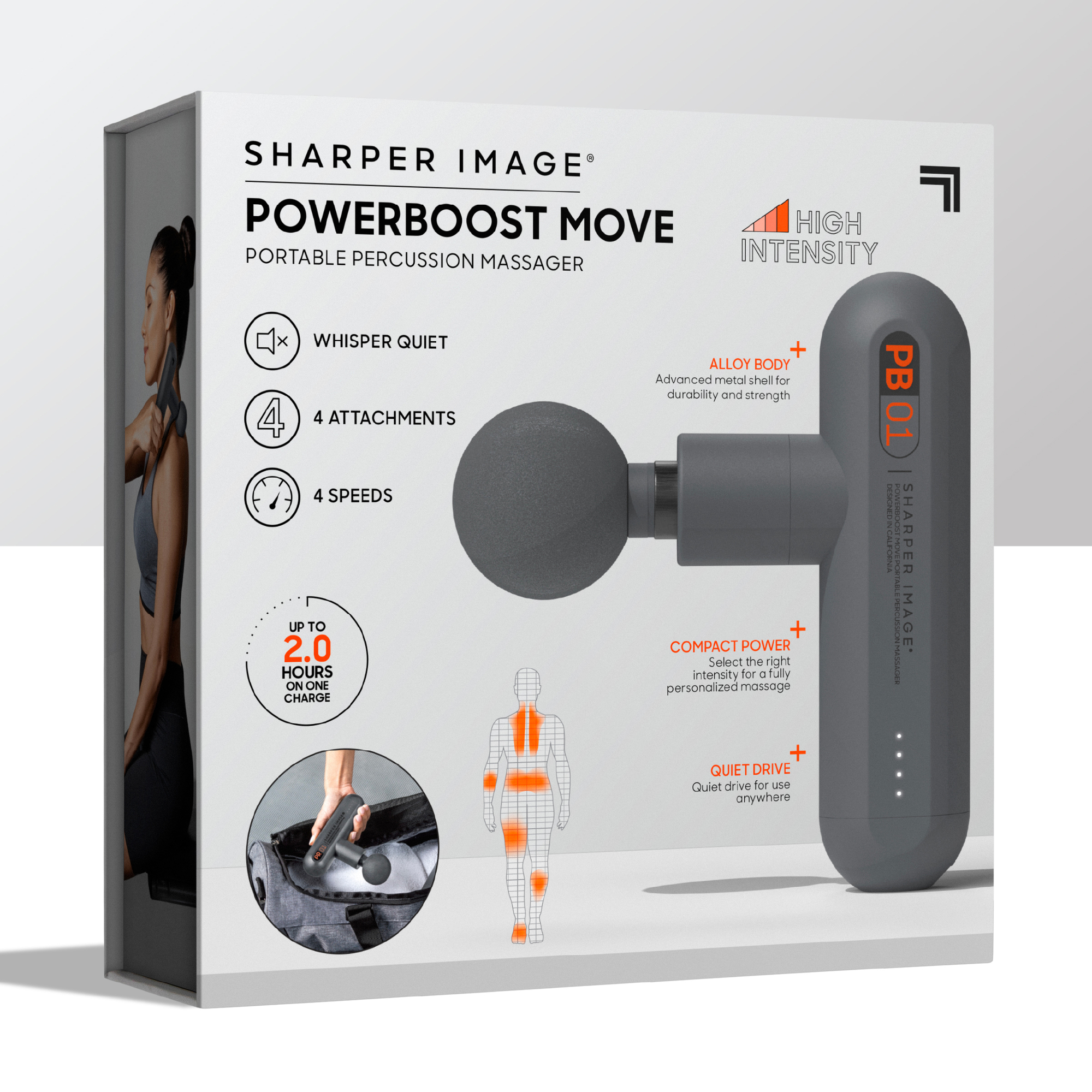 Sharper Image Powerboost massasjepistol P000796