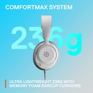 SteelSeries Arctis Nova 1P gaming headset (hvit)