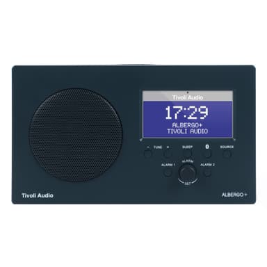 Tivoli Audio Albergo+ DAB+ BT klokkeradio (grafitt)