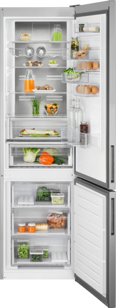 Electrolux kombiskap LNT9ME34X2 (rustfritt stål)