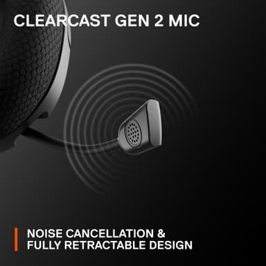 SteelSeries Arctis Nova 1 gaming headset (sort)