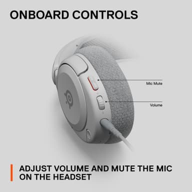 SteelSeries Arctis Nova 1 gaming headset (hvit)