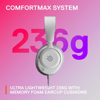 SteelSeries Arctis Nova 1 gaming headset (hvit)