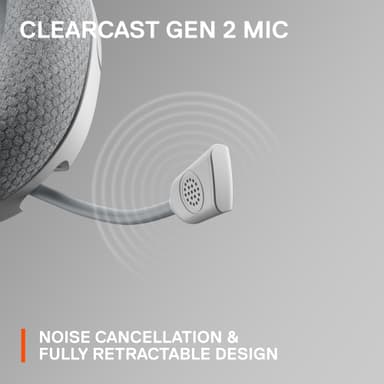 SteelSeries Arctis Nova 1 gaming headset (hvit)