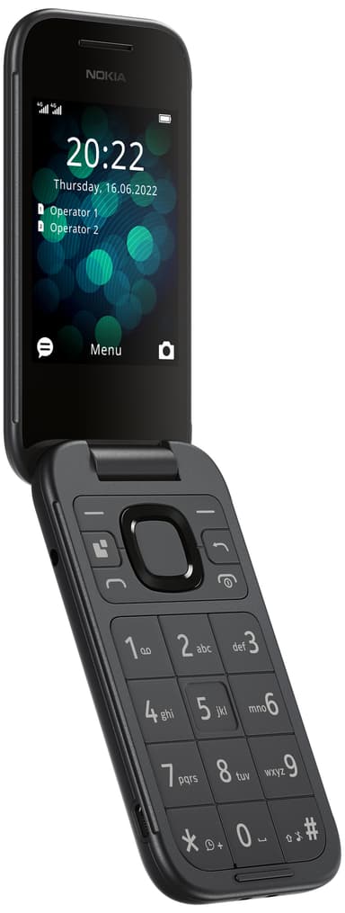 Nokia 2660 Flip mobiltelefon (sort)